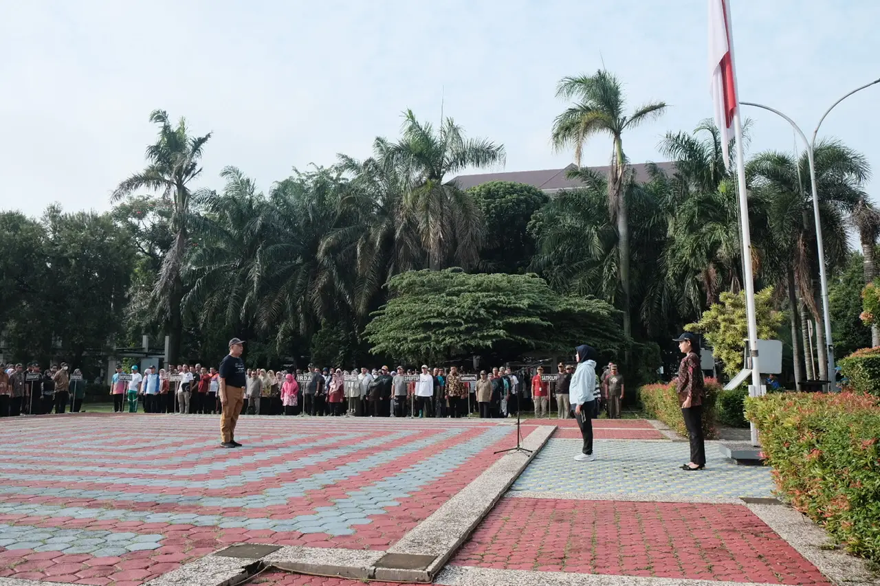 Pimpin Apel Pagi ASN, Pj Sekda Depok Pesankan Efisiensi Anggaran