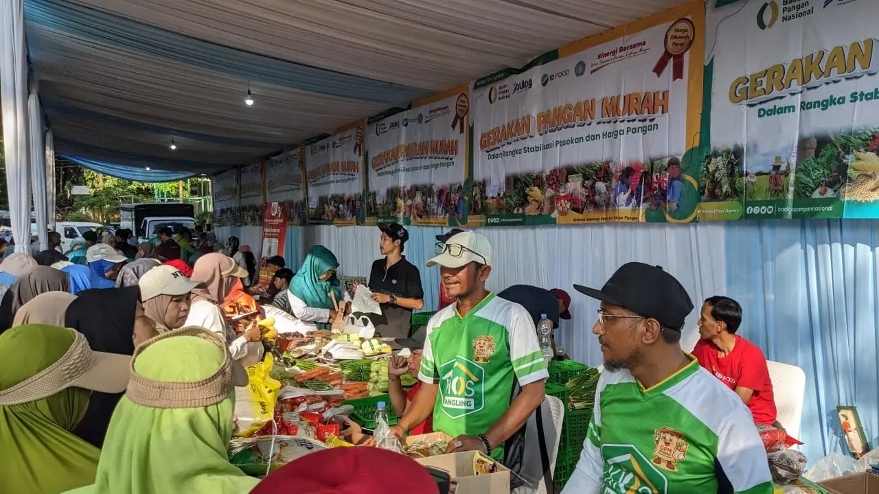 Harga Terjangkau, Gerakan Pangan Murah Jadi Andalan Warga Depok