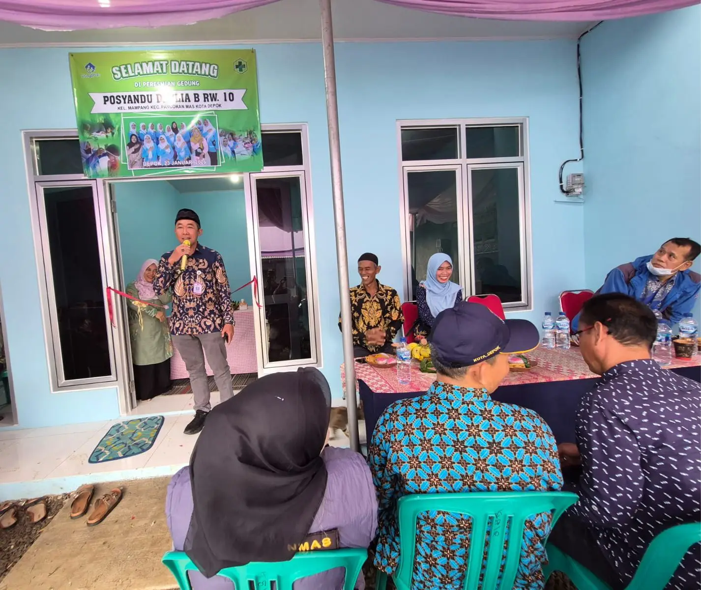 Warga Mampang Kini Miliki Tiga Gedung Posyandu Baru