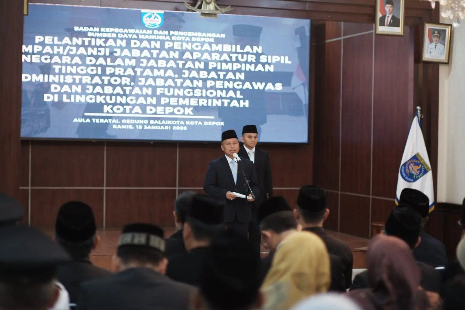 Ratusan ASN Pemkot Depok Tempati Posisi Baru, Supian Suri Minta Cepat Beradaptasi