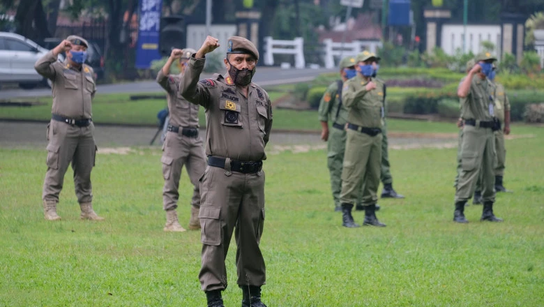 Upacara Peringatan HUT Satpol PP Ke-71