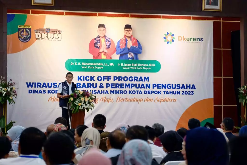 Sandiaga Uno Sebut Depok Jadi Lokasi Strategis Pengembangan Ekraf