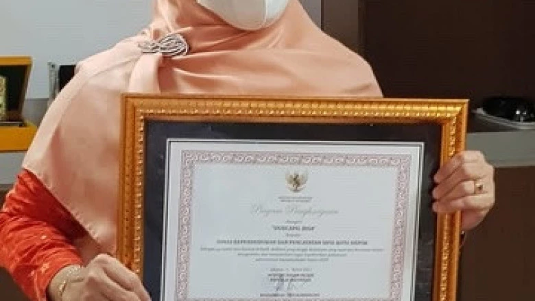 Disdukcapil Depok Raih Penghargaan Lagi, Kali Ini dari Mendagri