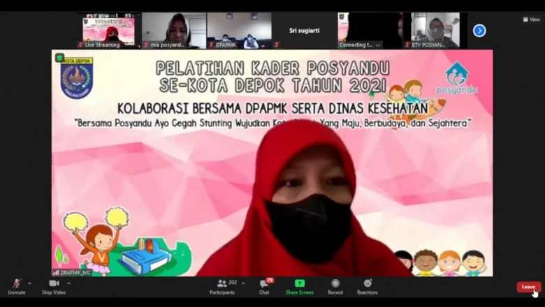 Pelatihan Kader Posyandu se-Kota Depok Dalam Pencegahan dan Penanganan Stunting