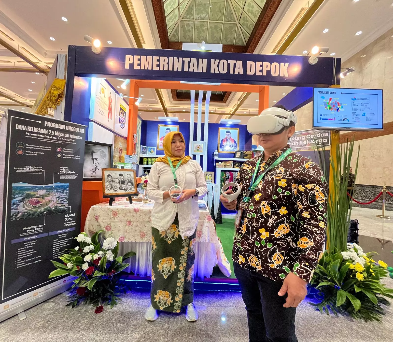 Stan Kota Depok Dipuji Pengunjung Expo Pembangunan Daerah