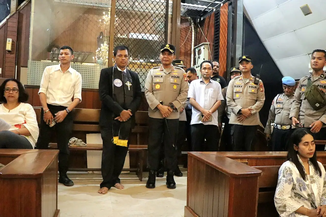 Kapolres Metro Depok Cek Keamanan Sejumlah Gereja Jelang Perayaan Paskah