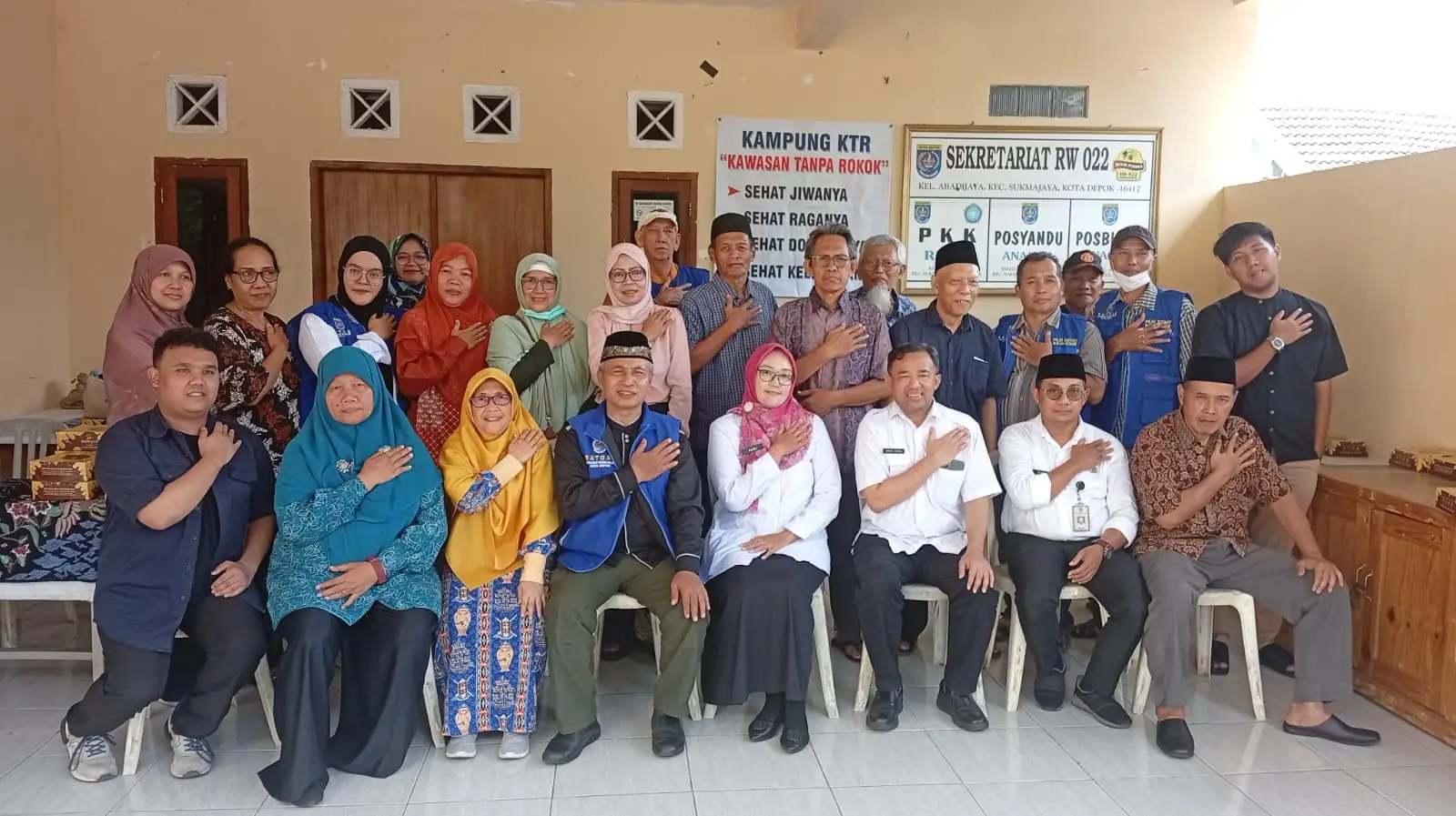Tujuh RW di Depok Jadi Sasaran Pembinaan Kampung KTR