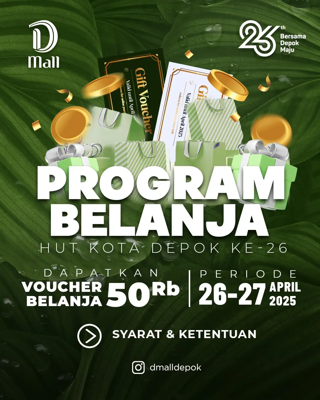 Hore! Mal di Depok Gelar Diskon 26 Persen