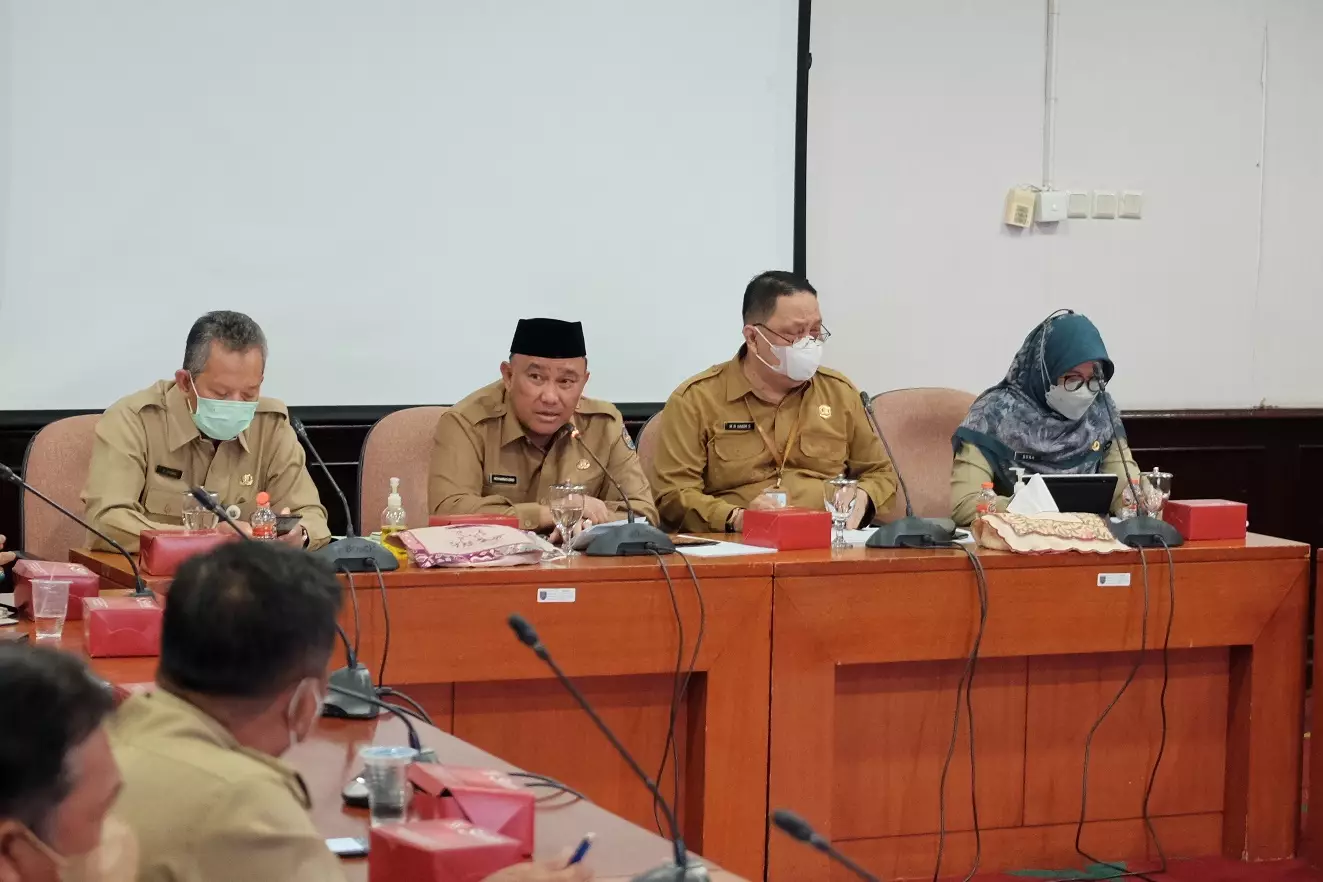 Wali Kota Pimpin Rakor Pembahasan Juknis Pemilihan Ketua dan Pengurus LPM Kota Depok