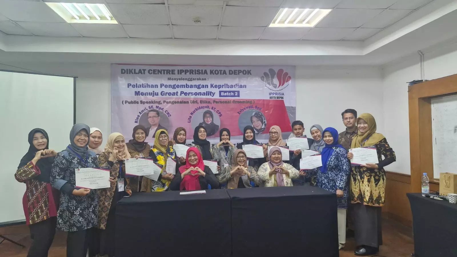 IPPRISA Depok Gelar Pelatihan Pengembangan Kepribadian, Cetak Pembicara Handal