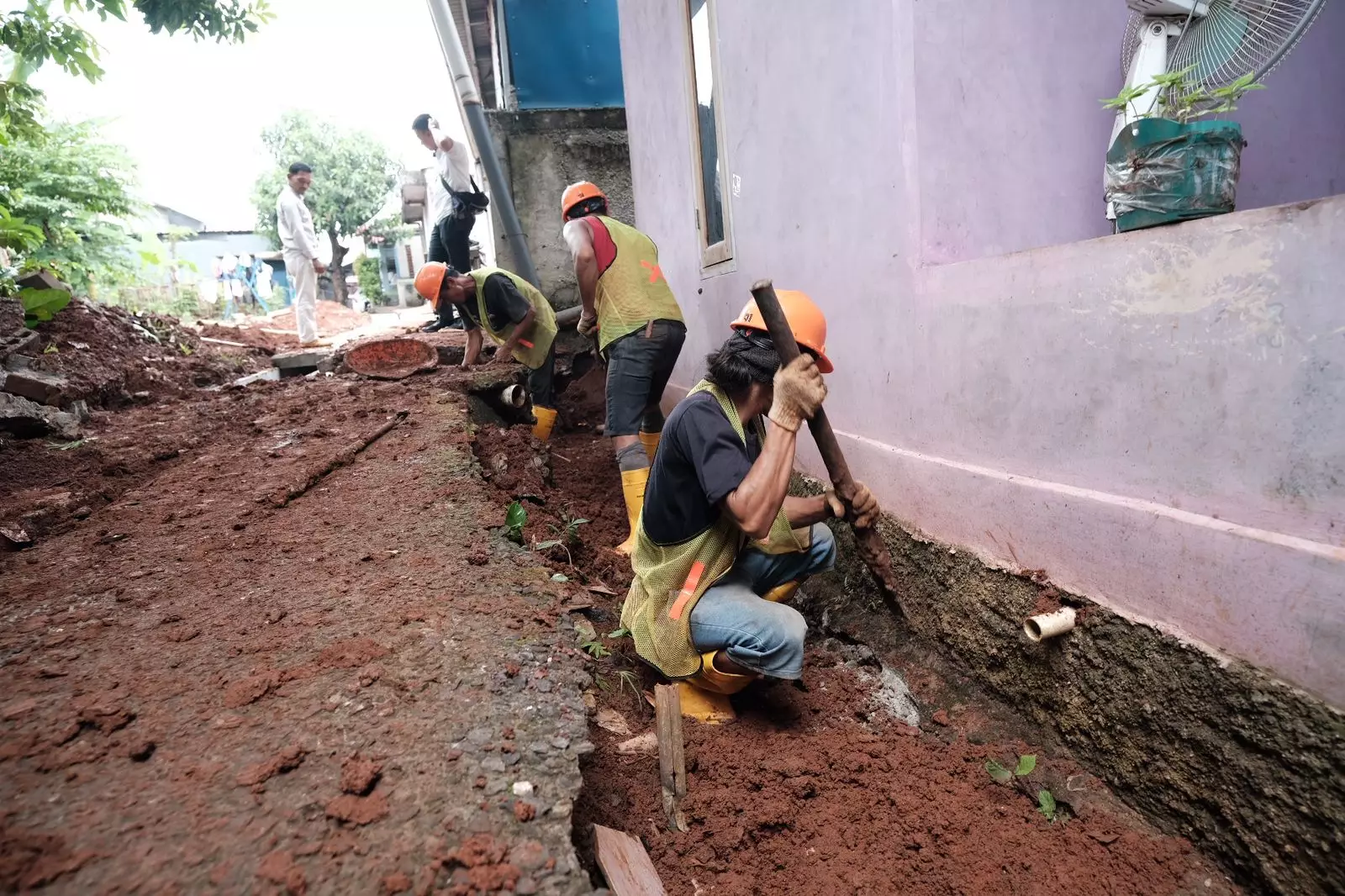 Pembangunan Drainase Sepanjang Ratusan Meter di Cilangkap Rampung Dibuat, Telan Anggaran Rp117 Juta