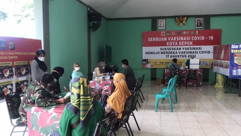 Ikuti Vaksin Covid-19 di Kodim 0508/Depok Cukup Bawa KTP