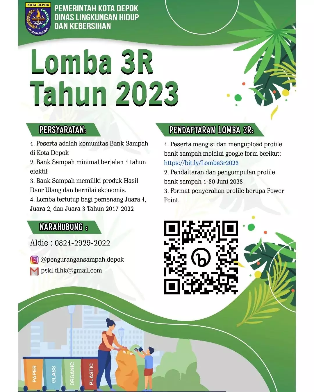 Catat! Ini Ketentuan dan Tahapan Lomba 3R