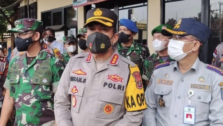 369 Personil Gabungan Kota Depok Bersiaga di Tujuh Pos Pengamanan Mudik Lebaran 2022