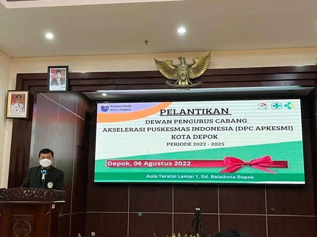 Kepala UPTD Puskesmas Limo Didaulat Jadi Ketua DPC Apkesmi Depok