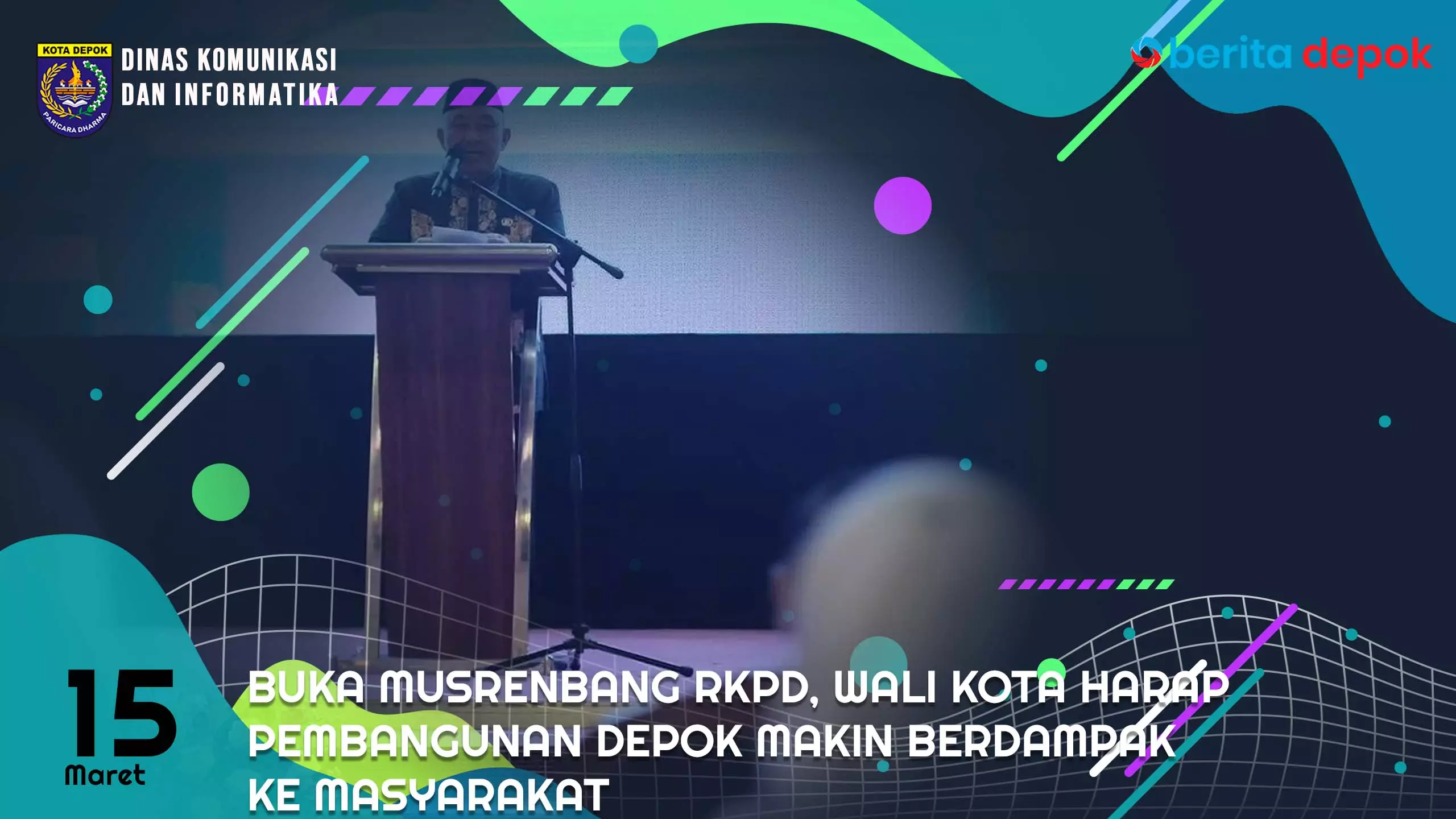 Video: Buka Musrenbang RKPD, Wali Kota Harap Pembangunan Depok Makin Berdampak ke Masyarakat