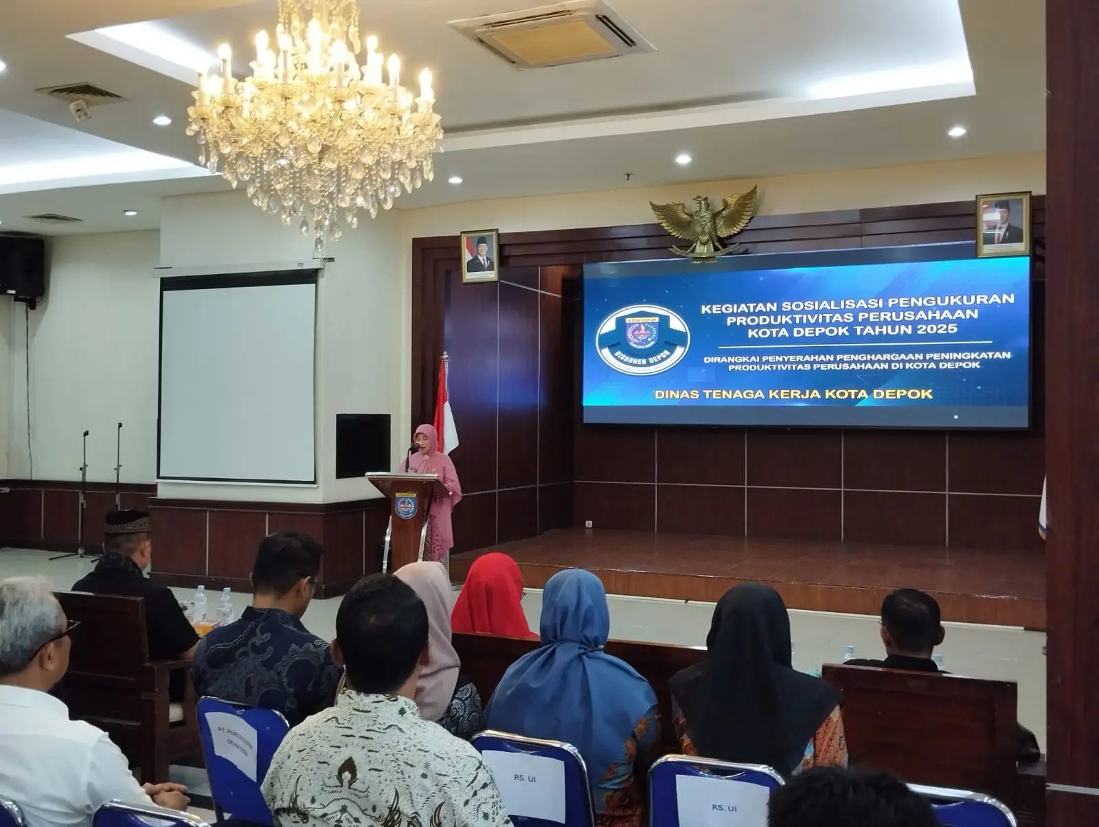 Disnaker Depok Gelar Sosialisasi Pengukuran Produktivitas Perusahaan
