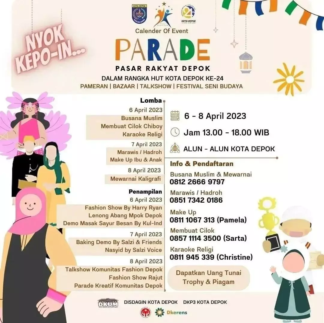 Ayo Meriahkan Pasar Rakyat Depok di Alun-alun