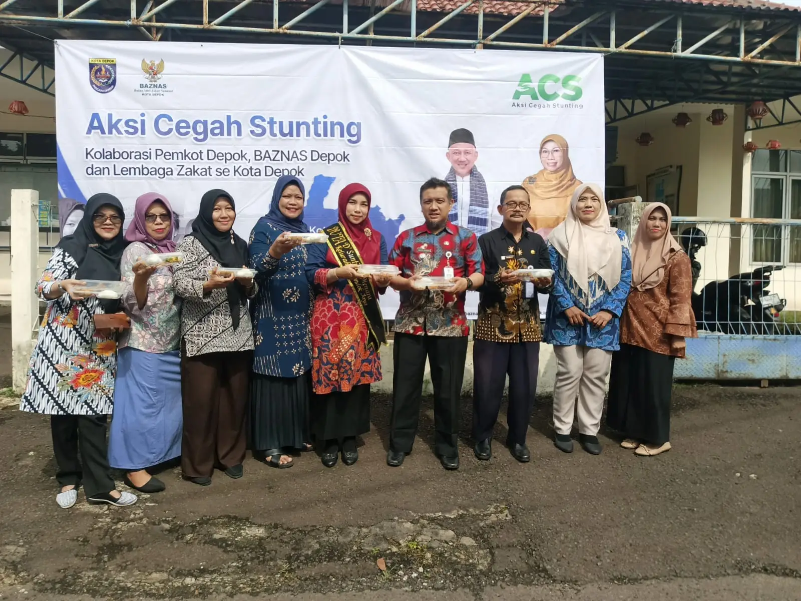 7 Balita Pondok Jaya Dapat PMT dari Baznas
