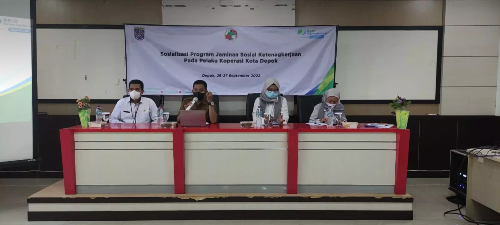 DKUM Depok Bersama BPJS Ketenagakerjaan Sosialisasikan Program Jaminan Sosial Bagi Pengurus Koperasi