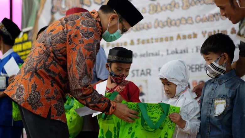 Wakil Wali Kota Hadiri Acara Santunan Anak Yatim dan Dhuafa Sanggar Kita