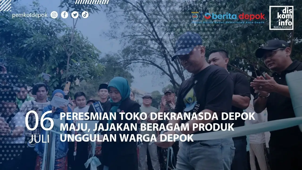 Peresmian Toko Oleh-oleh Dekranasda Depok Maju