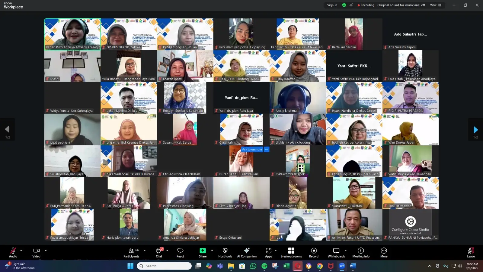 Tingkatkan Kapasitas, 30 Kader Posyandu Depok Dibekali Pelatihan Digital Keterampilan Dasar Bidang Kesehatan