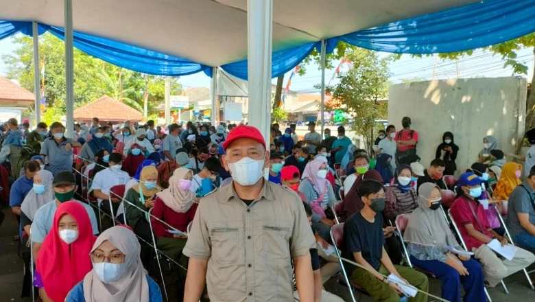 Kecamatan Tapos Peringkat Kedua Penerima Vaksin di Gebyar Vaksinasi Dosis Dua Tahap Pertama