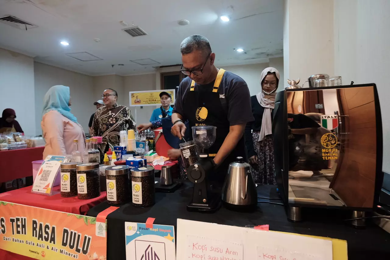 Komunitas UMKM Pasar Kopi Depok Ramaikan Grand Final Pemilihan Duta Parekraf