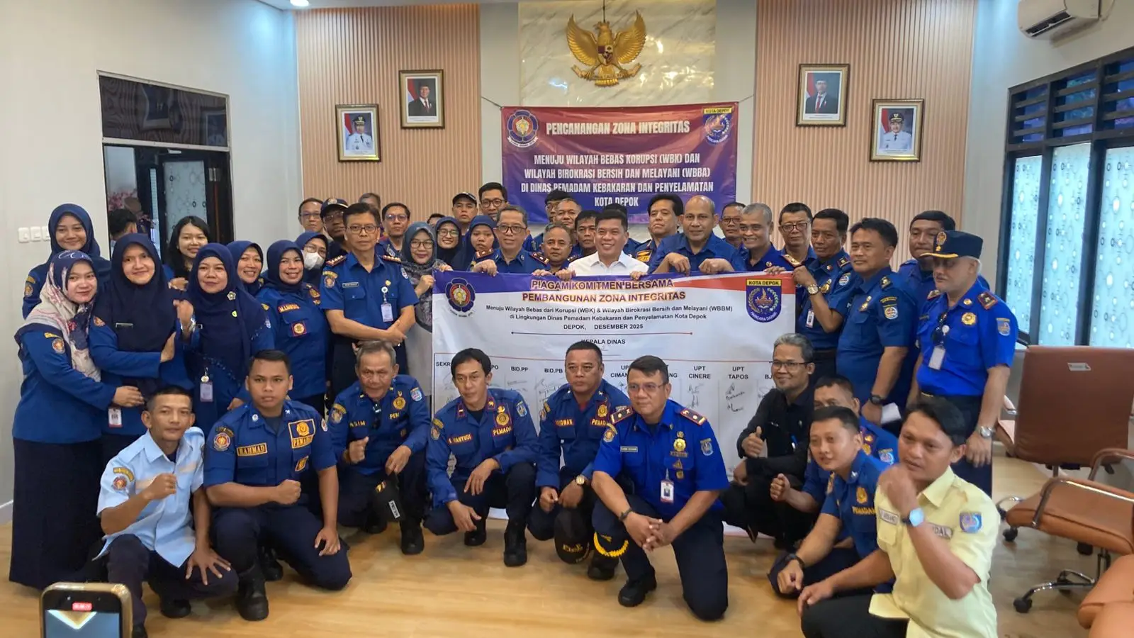 Pencanangan Zona Integritas di Damkar Depok Dimulai