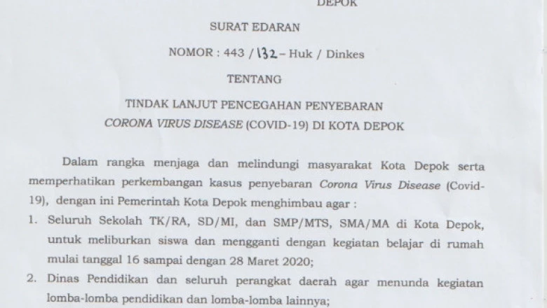 Begini Cara Pemkot Melindungi Warga Depok dari Penyebaran Covid-19 
