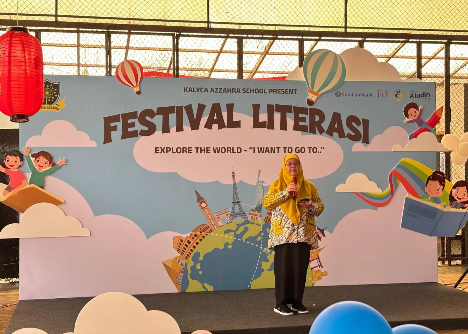 Kadisdik Depok Apresiasi Festival Literasi Kalyca Azzahra School, Tumbuhkan Kreativitas Siswa