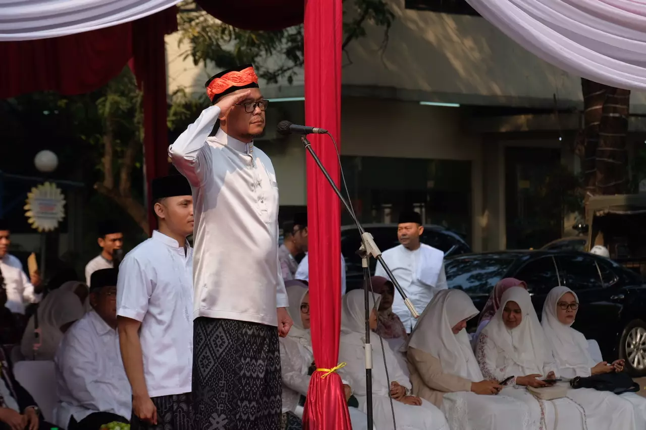 Wakil Wali Kota Jadi Inspektur Upacara Peringatan Hari Santri Tingkat Kota Depok 2023