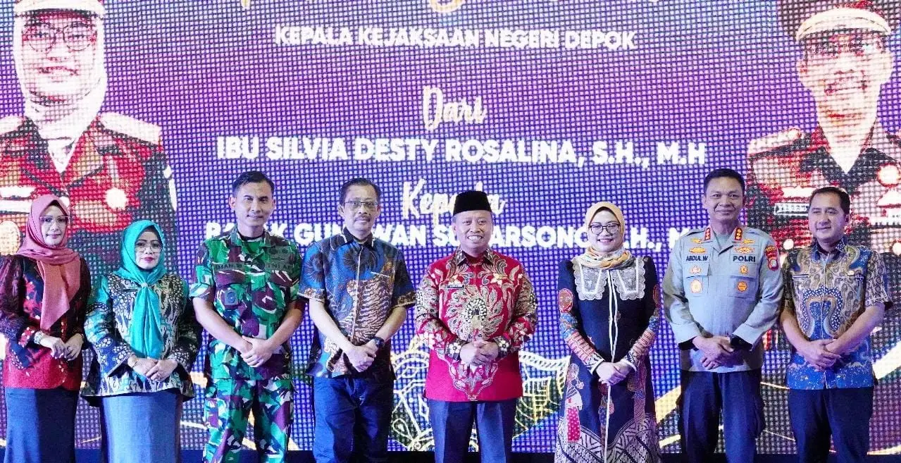 Pisah Sambut Kajari Depok, Dandim dan Kapolres Tegaskan Komitmen Perkuat Kolaborasi Lintas Instansi