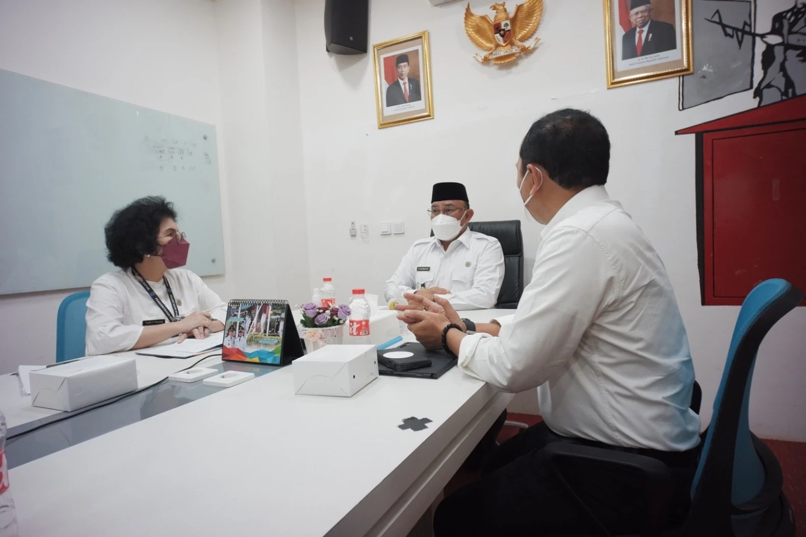 Wali Kota Hadiri Proteksi Kemenko PMK RI Secara VIrtual