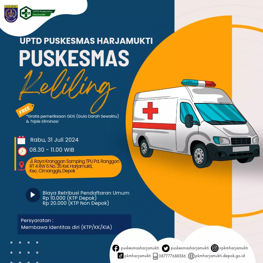 Puskesmas Keliling Hadir di RW 06 Kelurahan Harjamukti