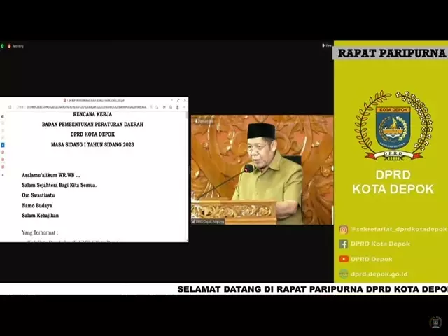 Bapemperda DPRD Depok Usulkan Pembahasan 12 Raperda Tahun 2023