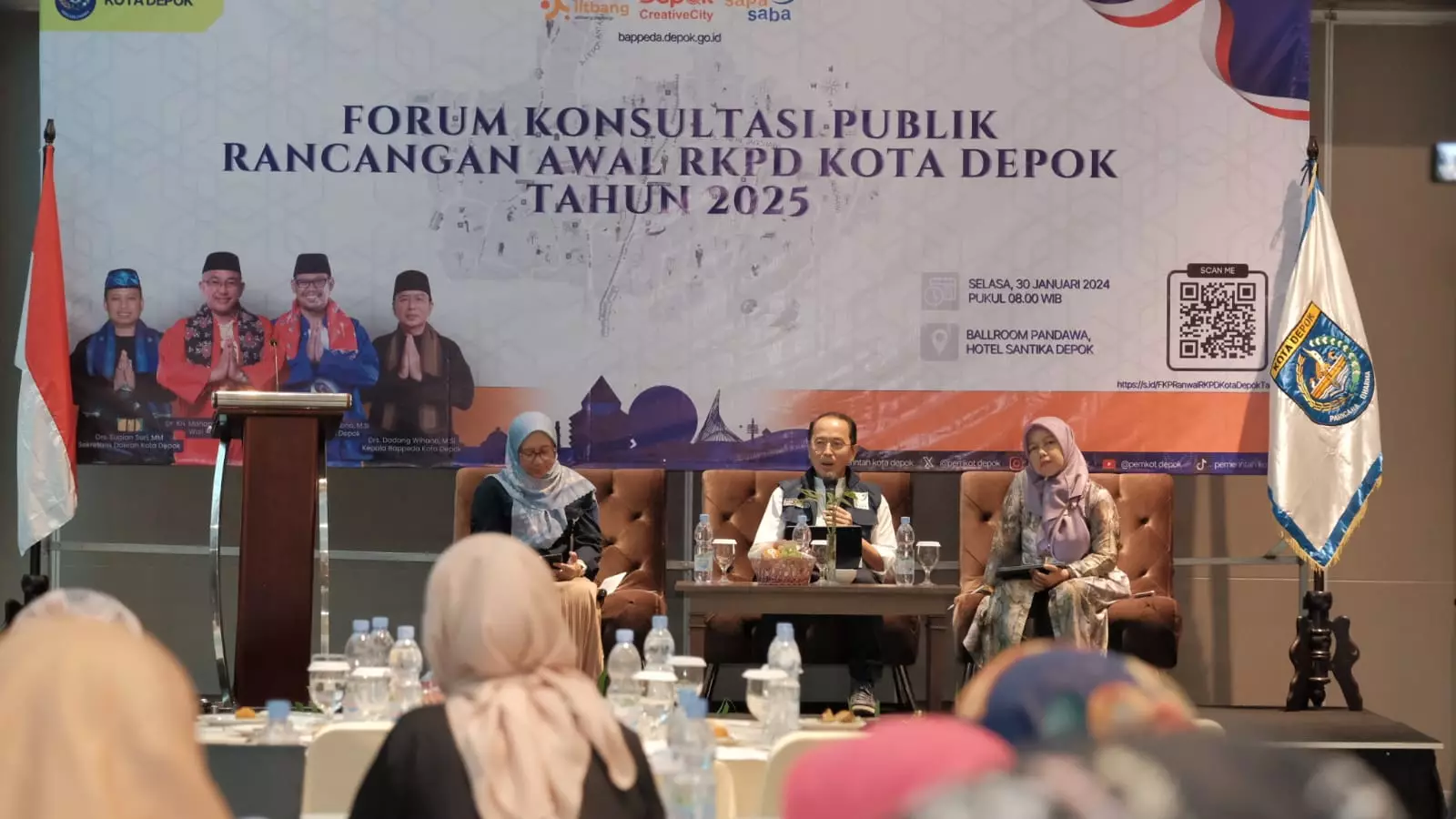 Bappeda Serap Masukan dan Ide Stakeholder Lewat Forum Konsultasi Publik Ranwal RKPD 2025