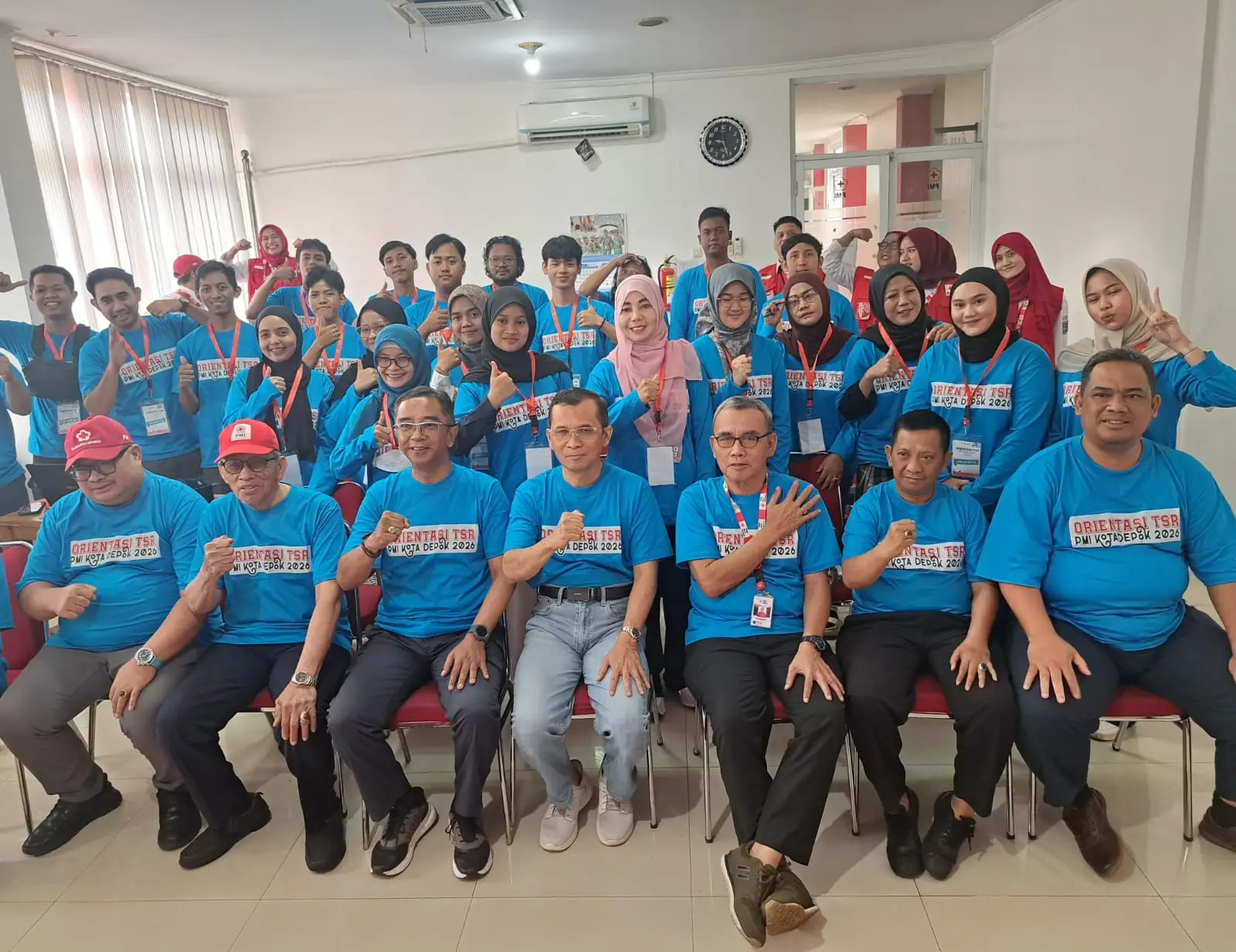 Perkuat SDM, PMI Depok Beri Orientasi kepada 25 Calon TSR