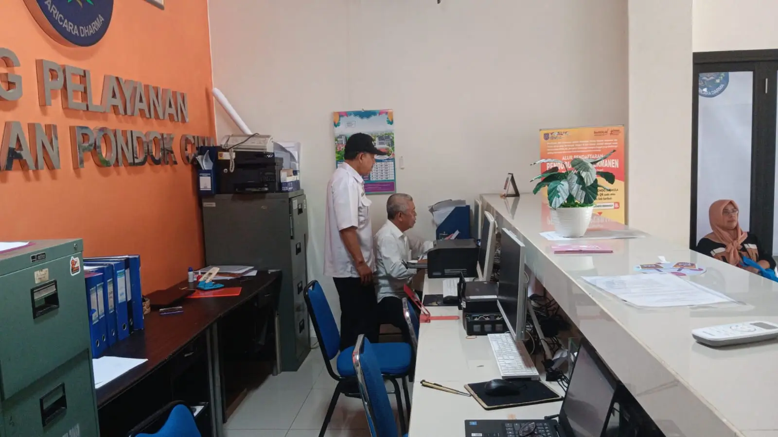 WFH Tak Halangi Pelayanan, Kelurahan Pondok Cina Tetap Prima