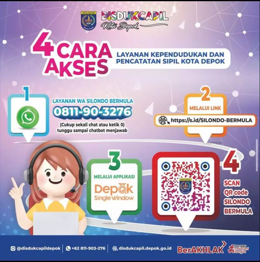 Permudah Layanan Kependudukan, Disdukcapil Sediakan Empat Akses Pelayanan