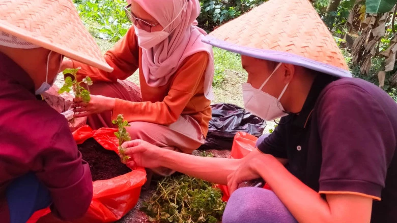 Lewat PTM Seru Rimbun, Puluhan Anak Diajak Membangun Literasi Alam