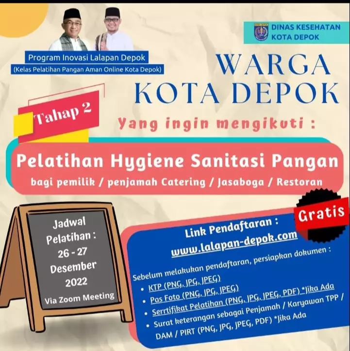 Dinkes Buka Program Lalapan Depok Tahap Kedua, Simak Cara Daftarnya