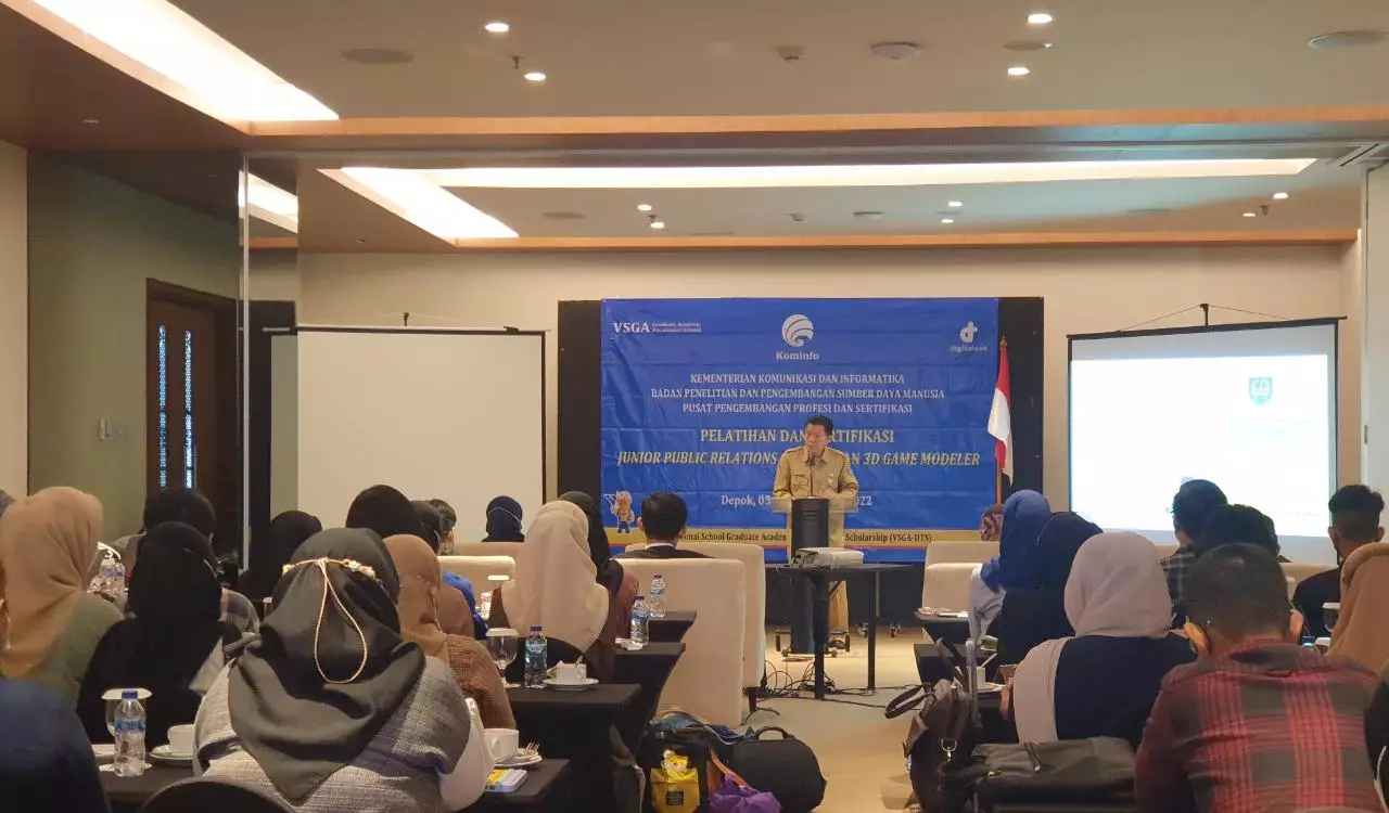 Kepala Diskominfo Beri Motivasi Peserta Pelatihan dan Sertifikasi Junior Public Relations Officer Kemenkominfo