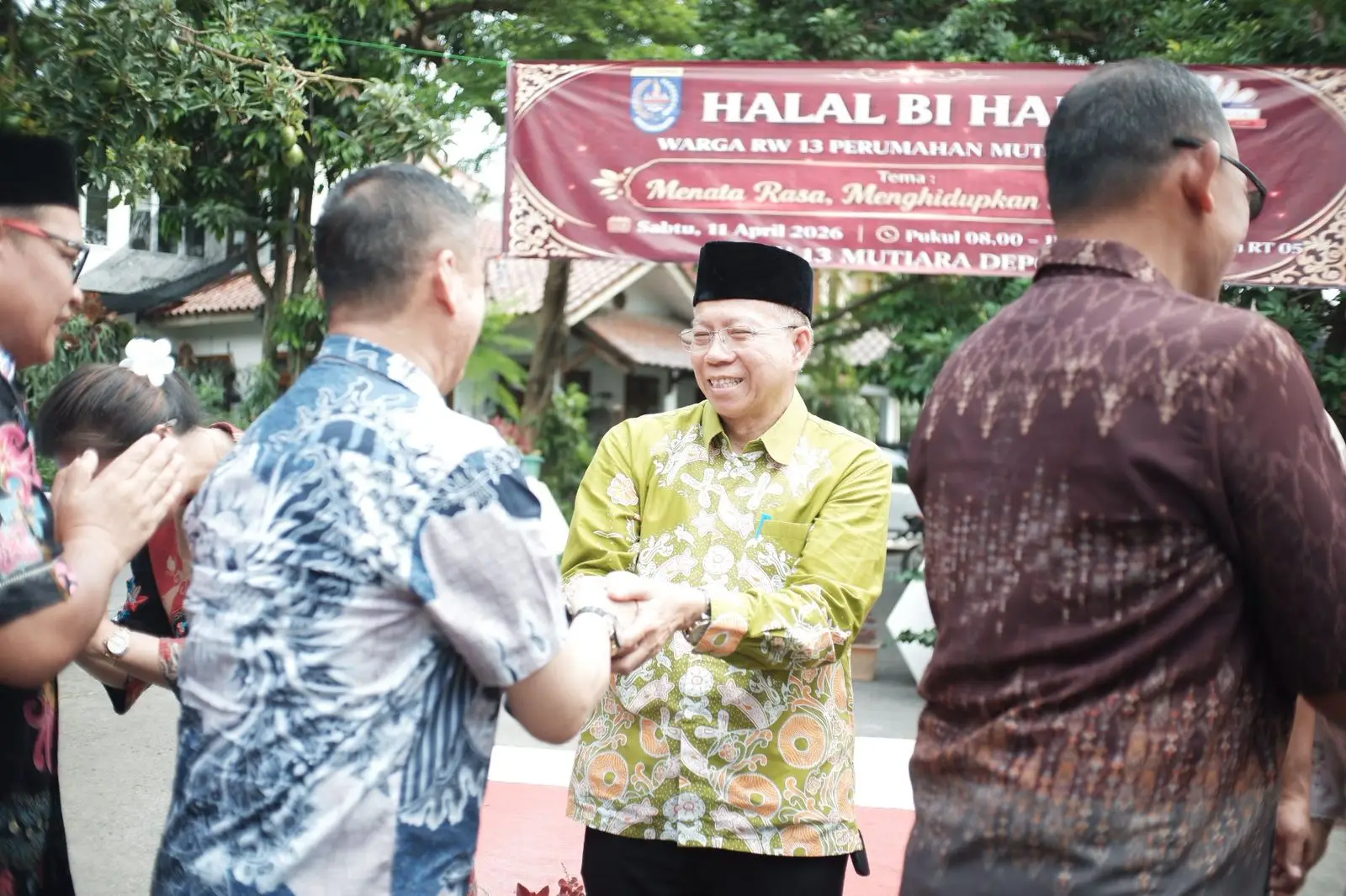 Halalbihalal RW 13 Mutiara Depok Pererat Silaturahmi Warga