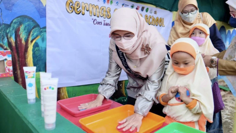 Bunda PAUD Hadiri Germas to School Serentak di TK Aisyiah Beji