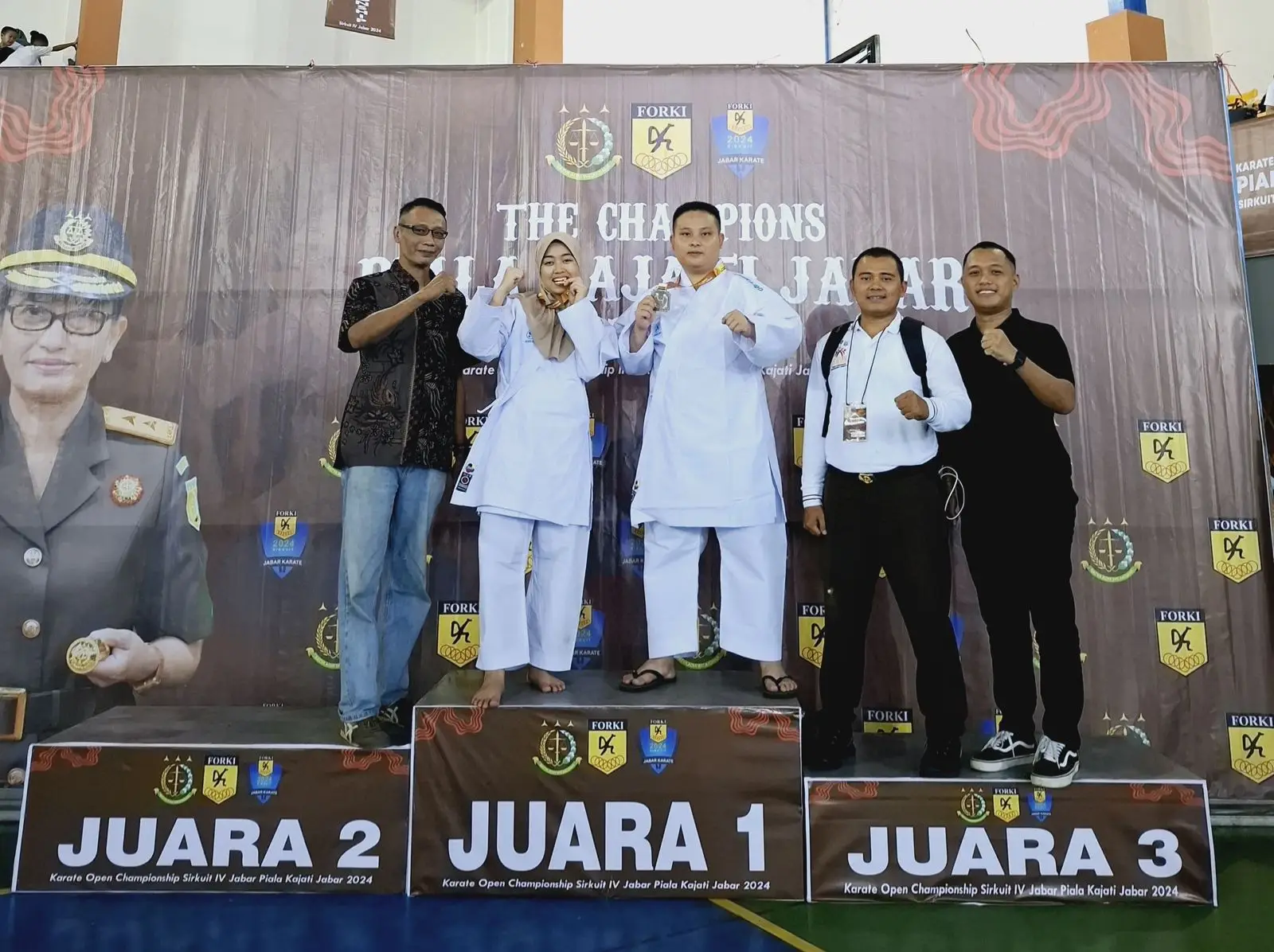 Kejari Depok Raih Sejumlah Juara di Kejuaraan Karate Piala Kajati Jabar