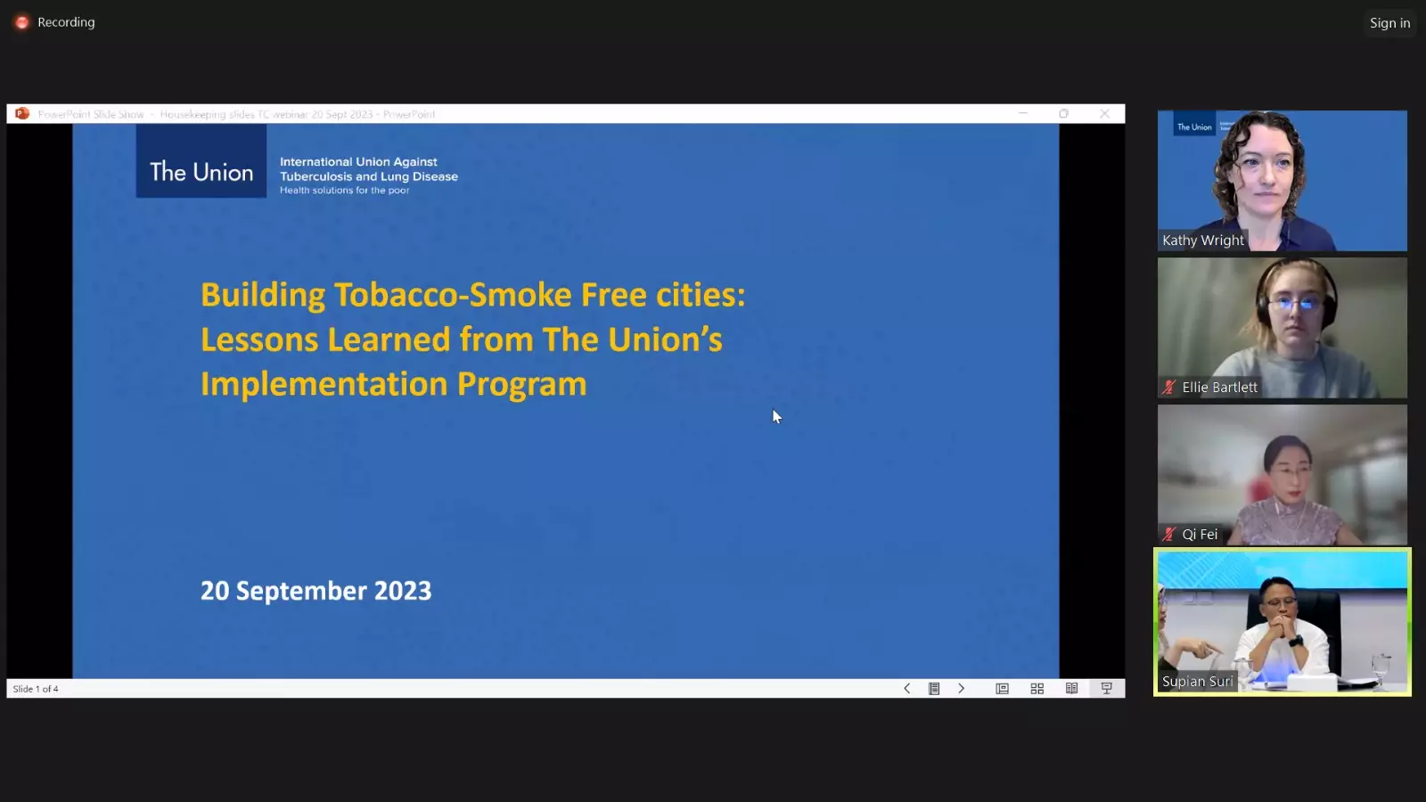 Sekda Depok Jadi Narasumber Webinar Building Tobacco-Smoke Free Cities se-Asia