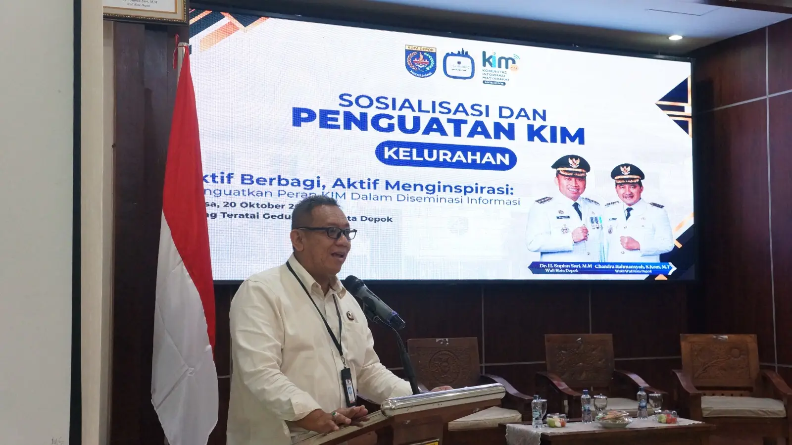 Sekretaris Diskominfo Depok Tekankan Peran KIM Tangkal Hoaks