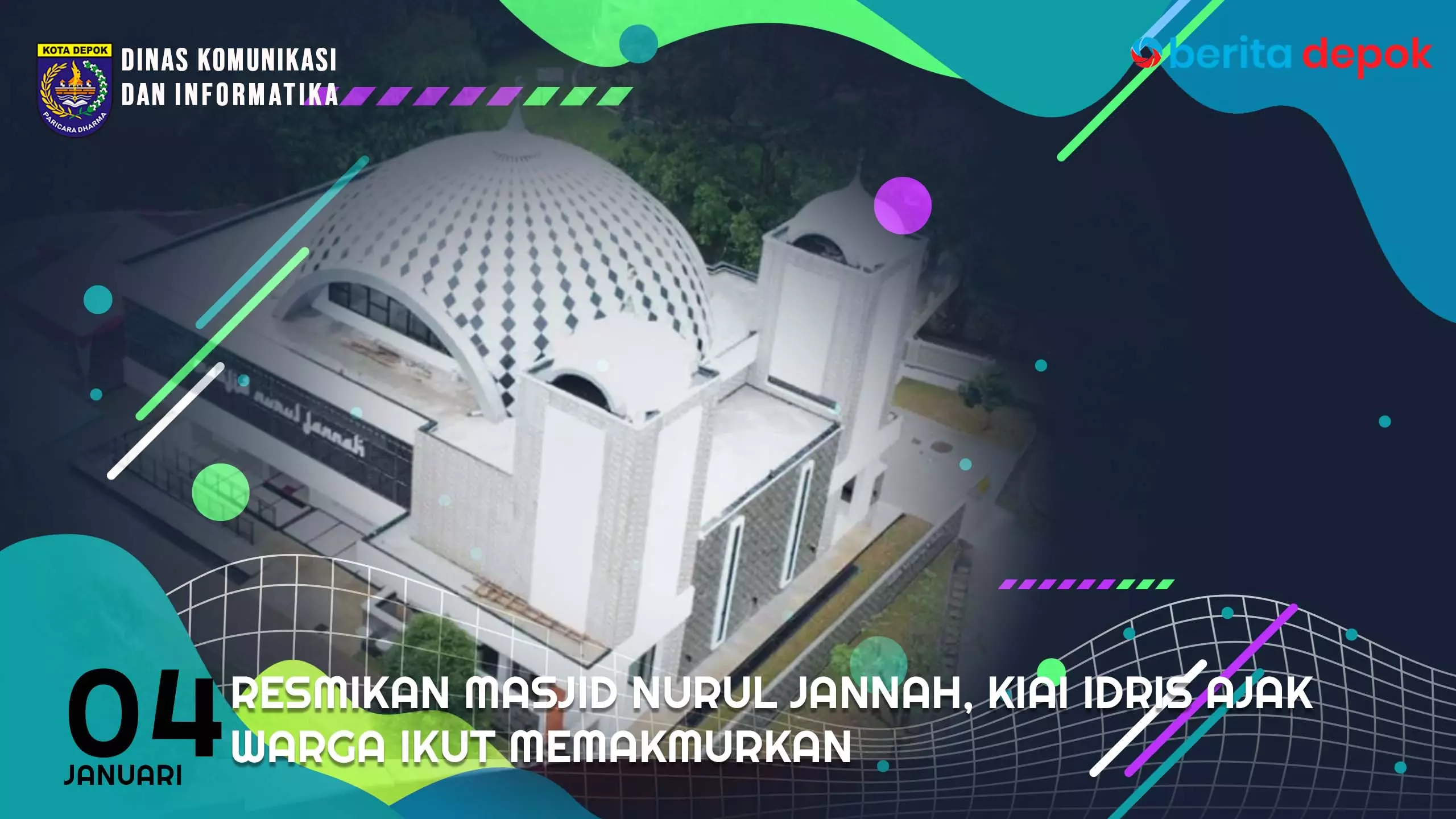 Video: Resmikan Masjid Nurul Jannah, Kiai Idris Ajak Warga Ikut Memakmurkan Masjid